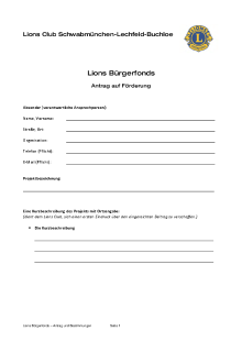 Thumbnail for Antrag Lions Bürgerfonds