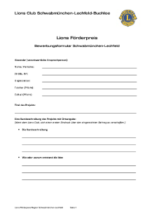 Thumbnail for Bewerbungsformular Förderpreis SMÜ